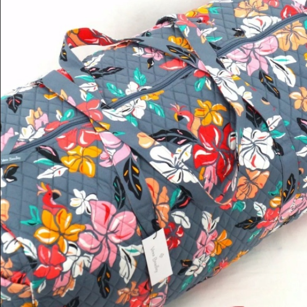 NWT Vera Bradley xl travel duffel coastal paradise - Picture 2 of 7